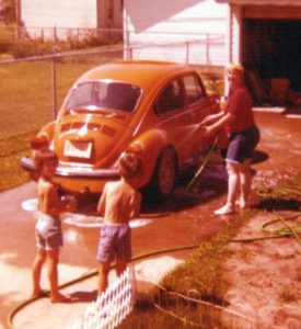 My mother's original 74 Super Beetle