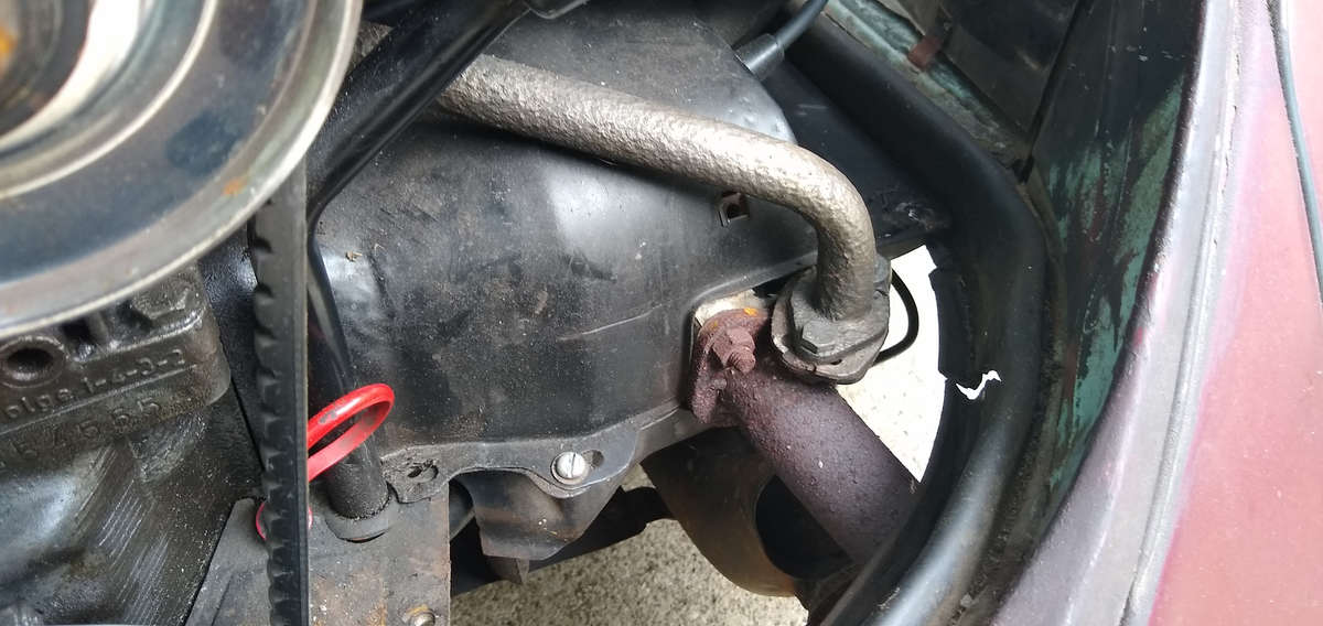 Żuczek - Rear tin removed (1-2 cylinder preheat)