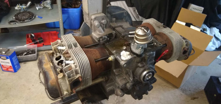 AE Engine - Finally up on the stand!