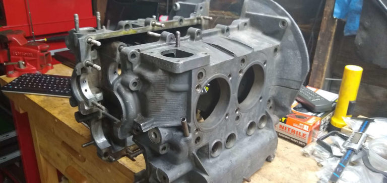 AE Engine - First degrease and cleaning done