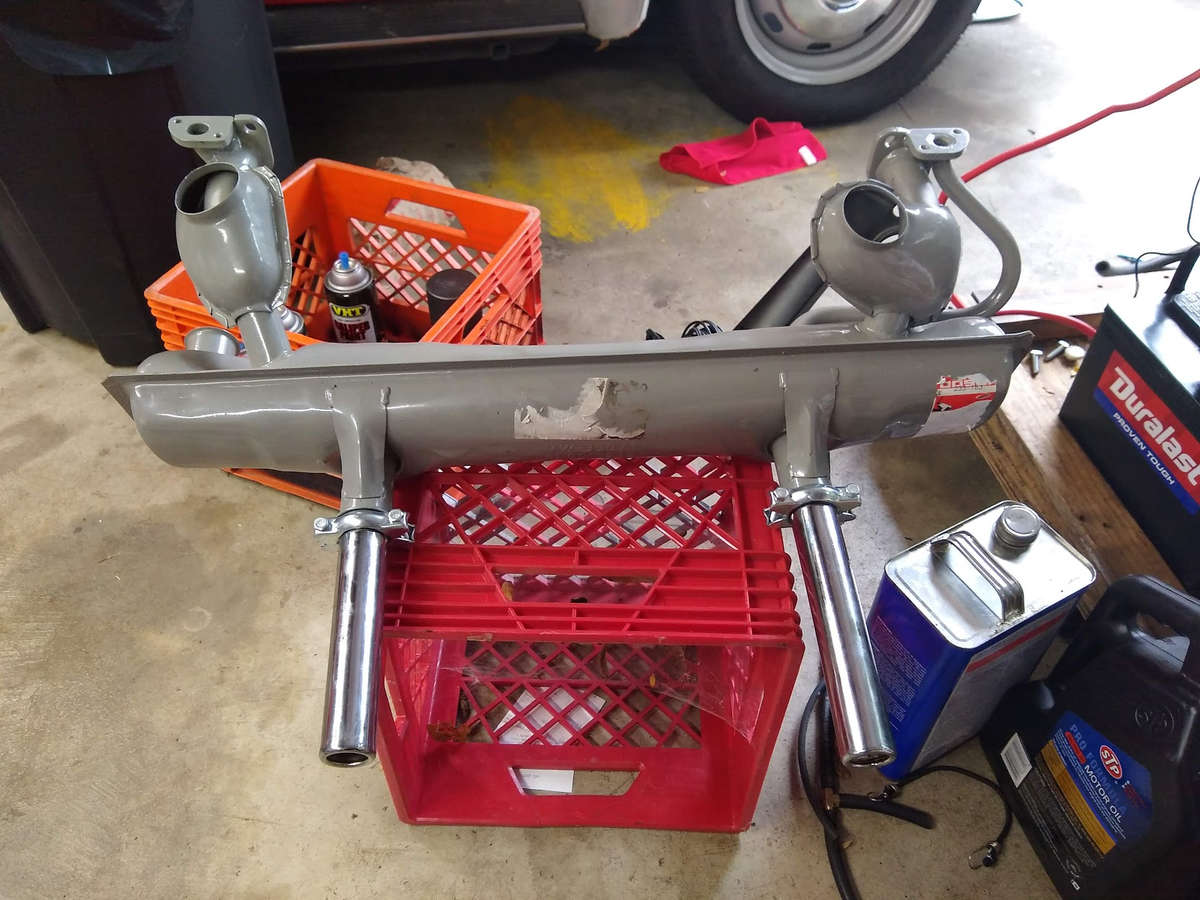 AS41 Build - New Stock Muffler and Tail Pipes