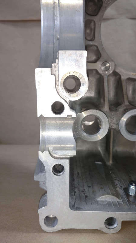 VW Type 1 AS41 Universal Case 1/2 Side of case - Oil Return Grooves