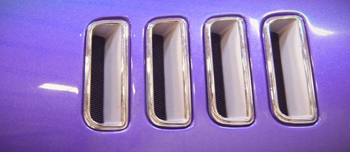 1971 Plymouth 'Cuda Convertible In Violet color