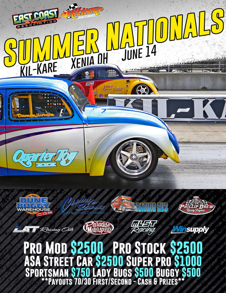 2020 VW Summer Nationals on June 14th at Kil-Kare Raceway.