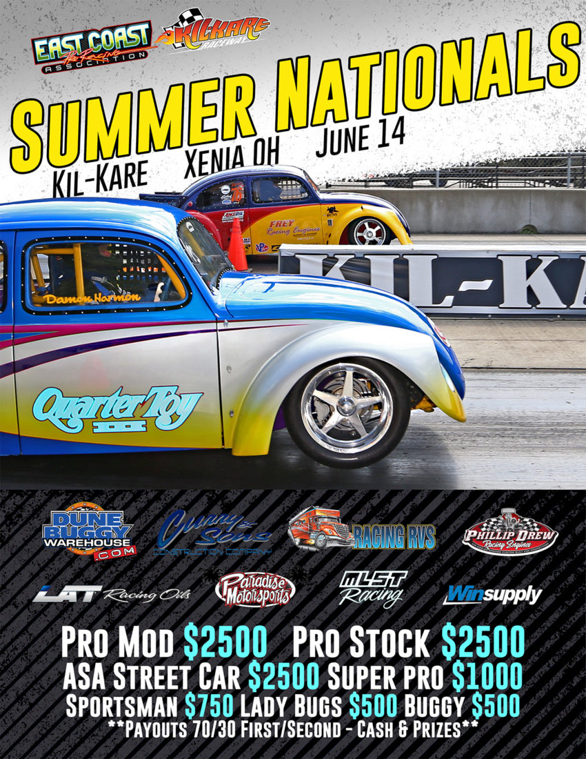 2020 VW Summer Nationals on June 14th at Kil-Kare Raceway.