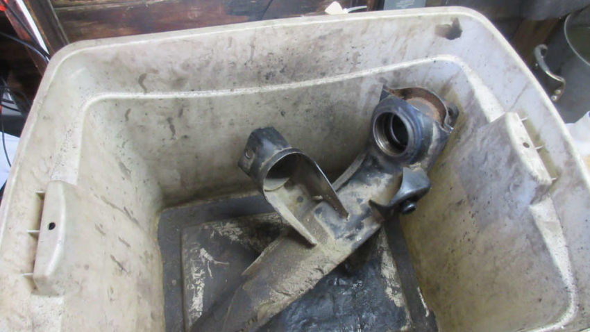 1979 VW Beetle - Driver Trailing Arm - Rust Removal