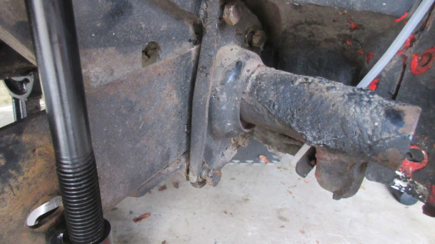 1979 VW Beetle - Passenger Side Spring plate torsion bar section