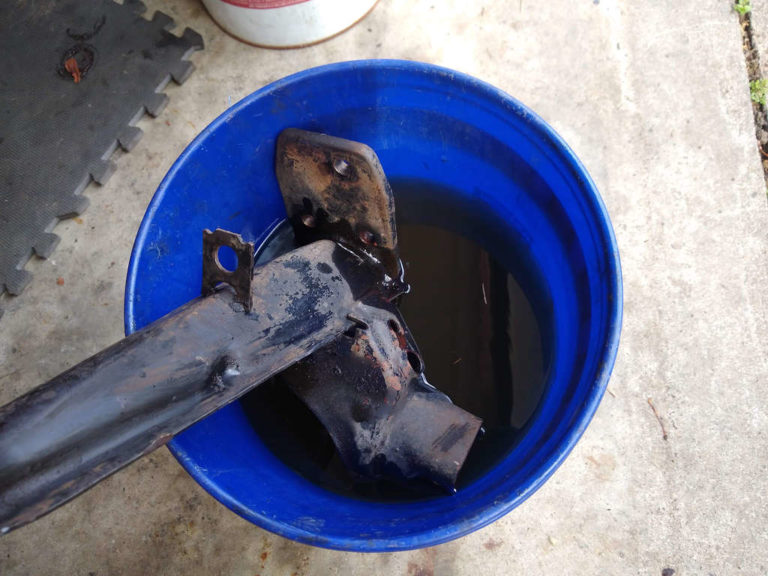 1979 VW Beetle - Driver Side Rear Trailing Arm soaking