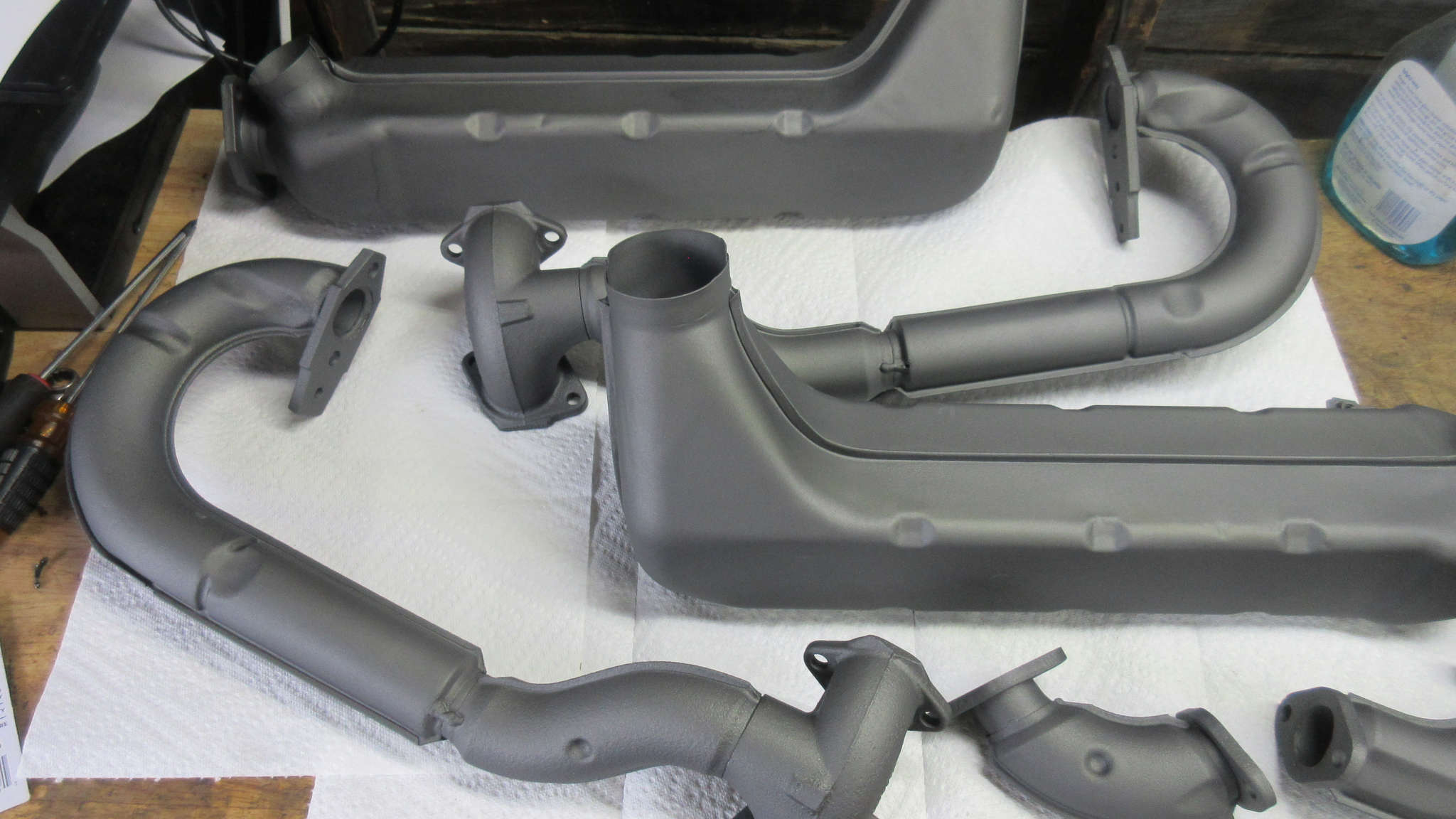 1979 VW Beetle - FI AJ Code Engine Parts - Restored Exhaust System