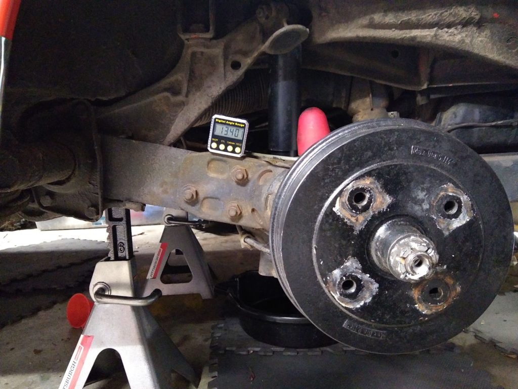 1979 VW Beetle - Driver Side Axle - 13.40 degree spring plate