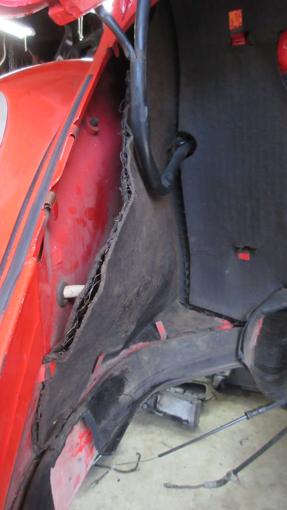 1979 VW Beetle - Engine Bay Tar Board