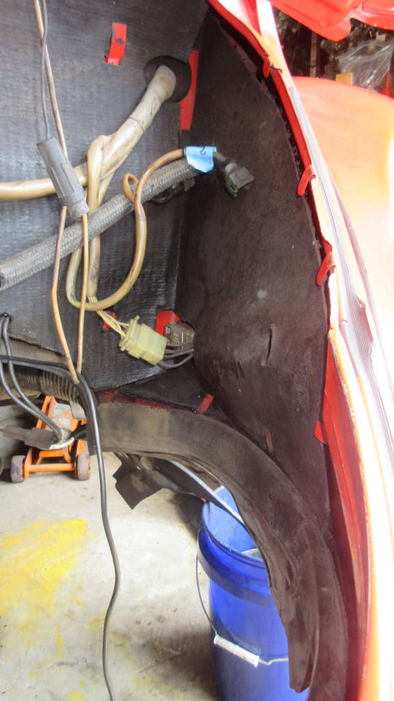 1979 VW Beetle - Engine Bay Tar Board