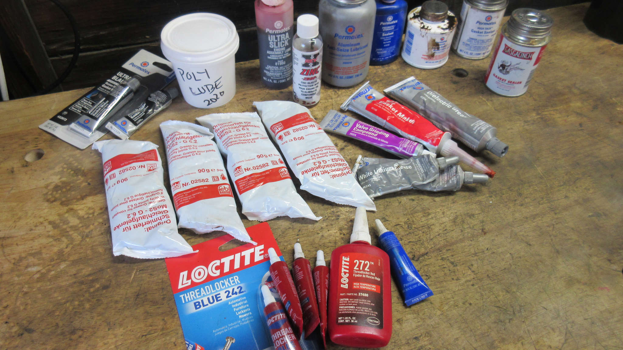 My sealants and lubricants