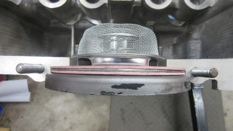 2020 Engine Build - Oil Sump Mockup with New Studs