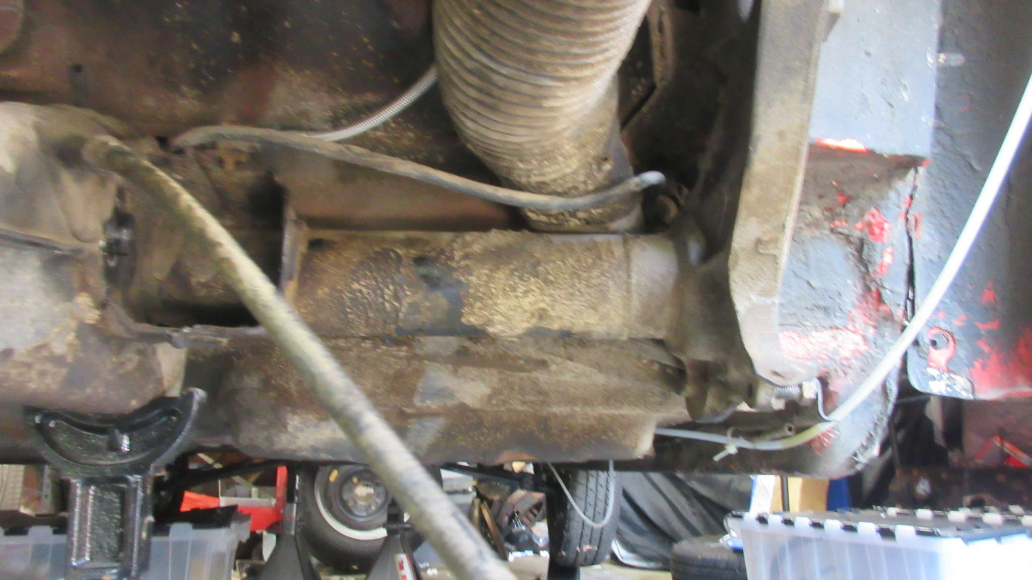 1979 VW Beetle - Chassis Fork & Trans Area