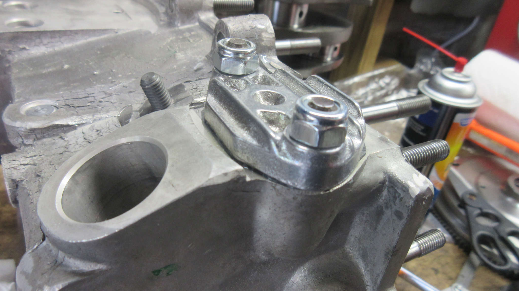 2020 Engine Build - Fuel Pump Block Off