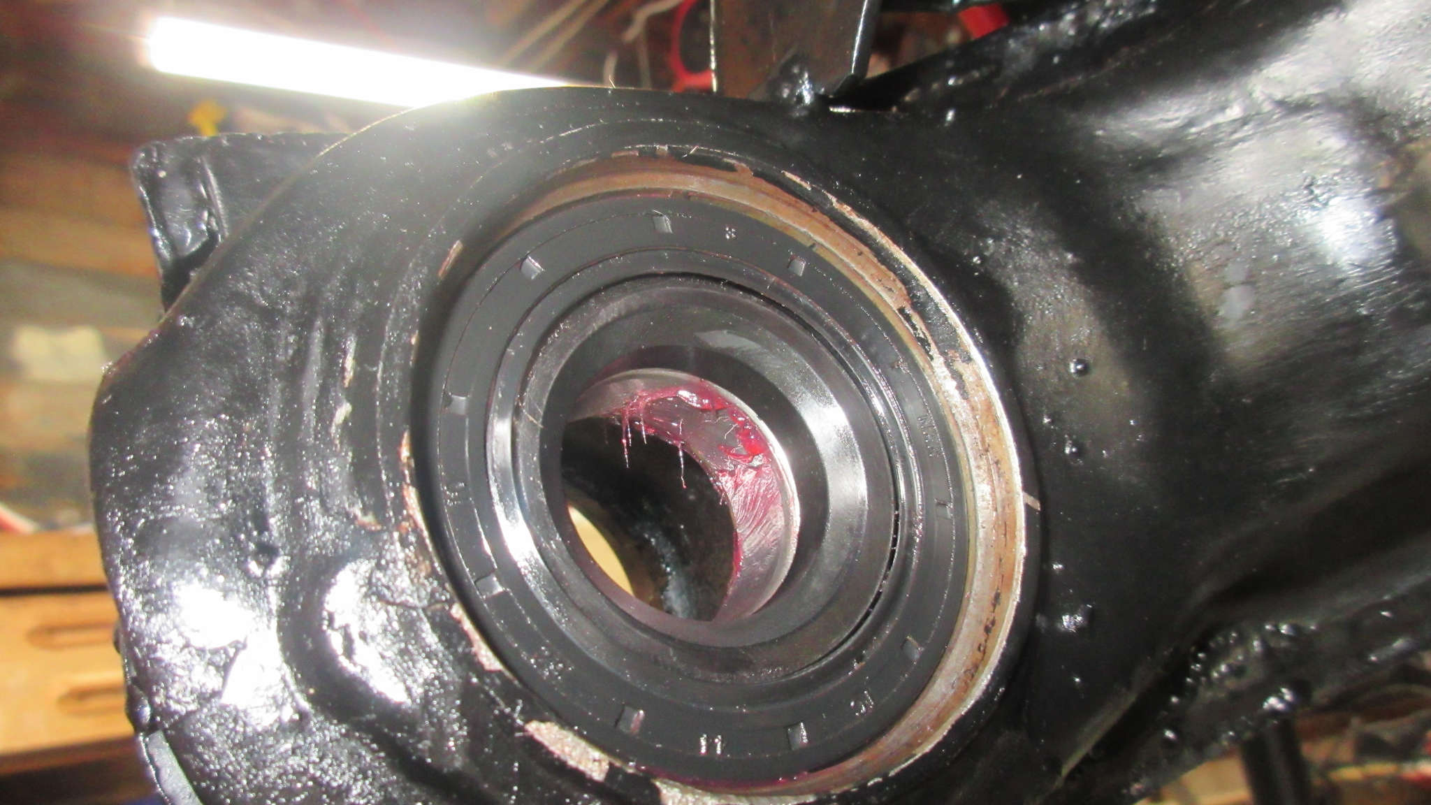 1979 VW Beetle - Inner Bearing Grease Seal Installed