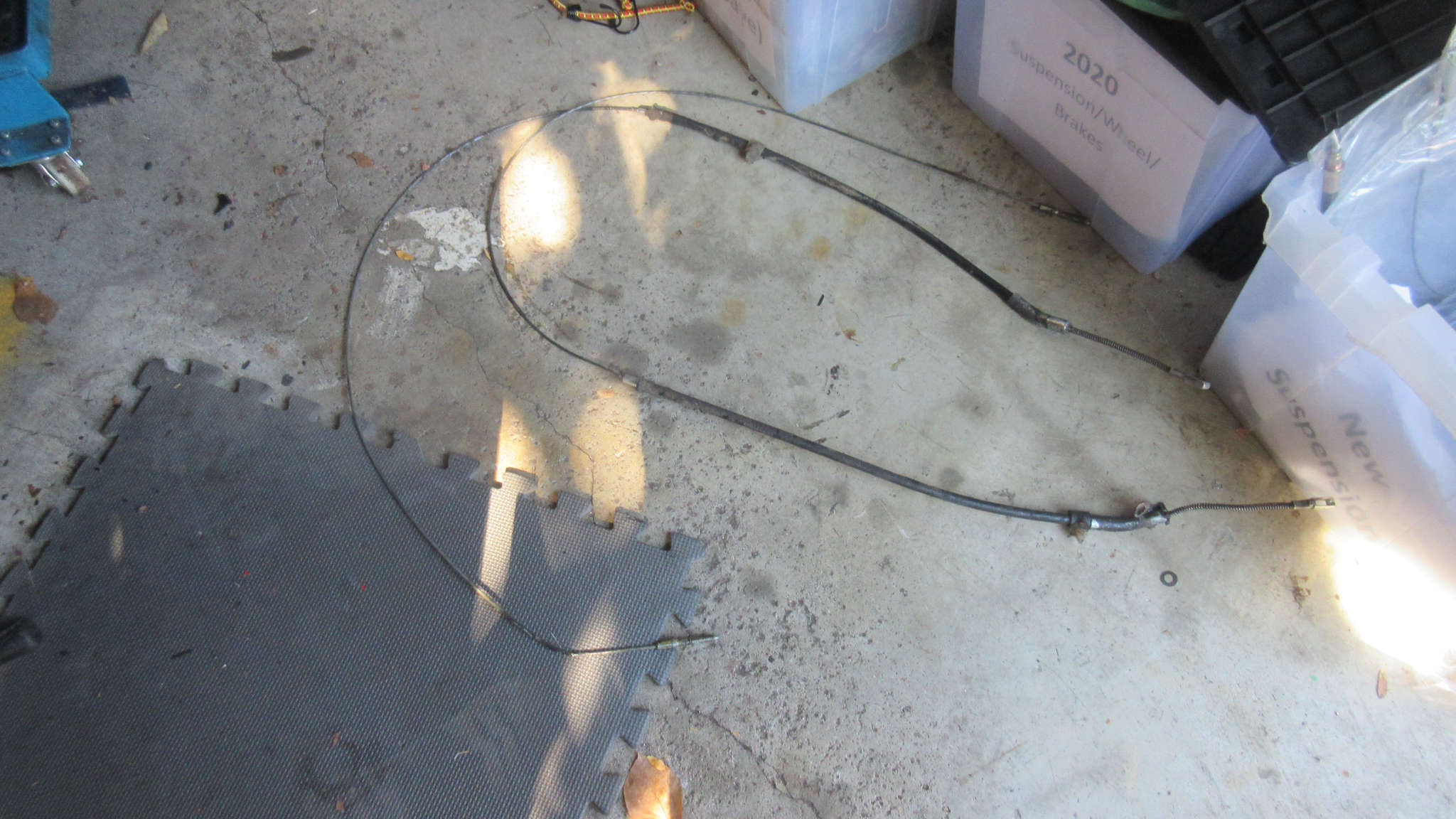 1979 VW Beetle - Old Parking Brake Cables