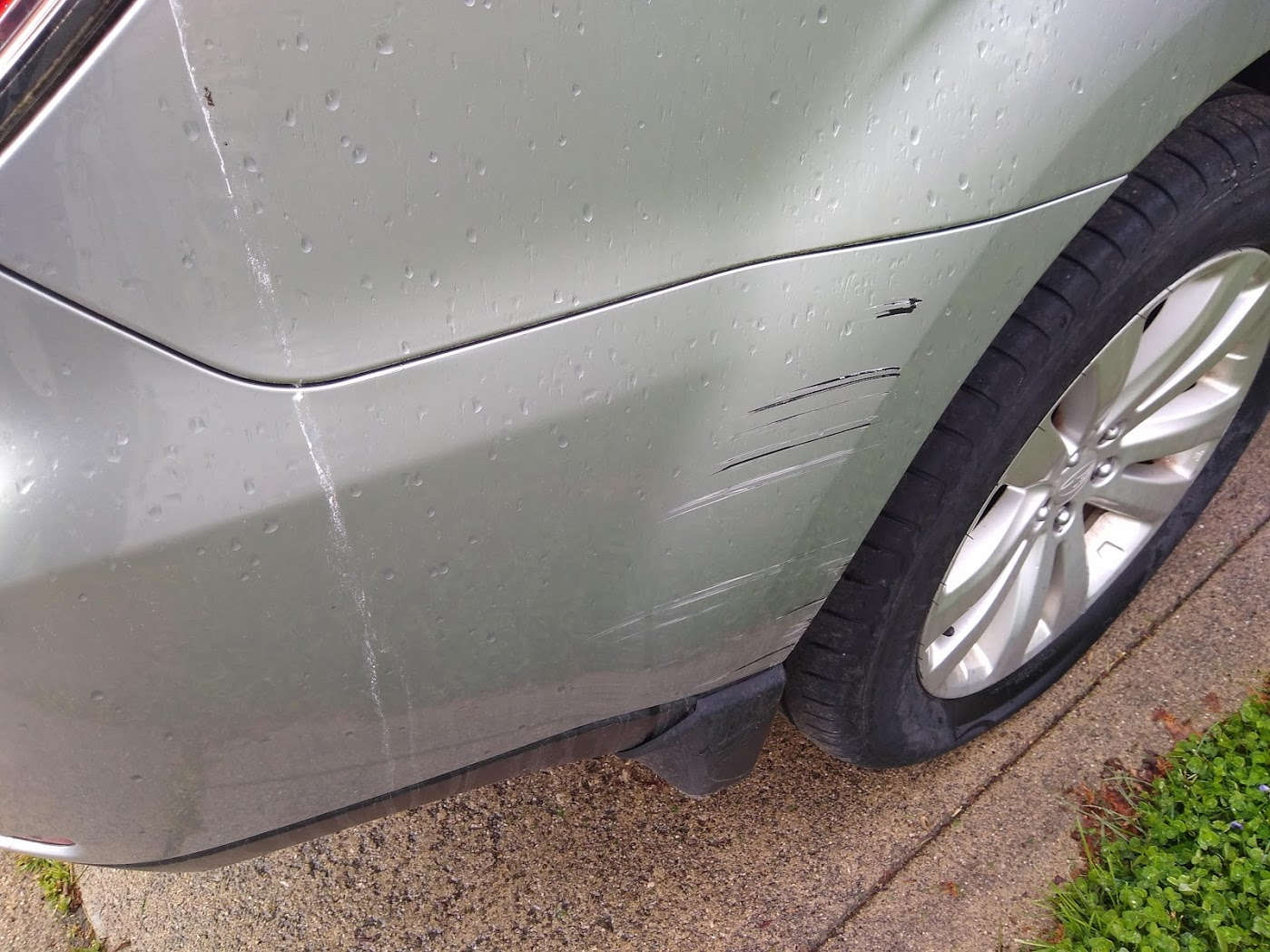 Subaru Forester - Passenger Rear Paint Scrape
