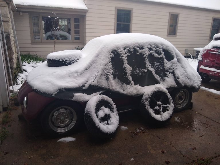 Unexpected spring snow