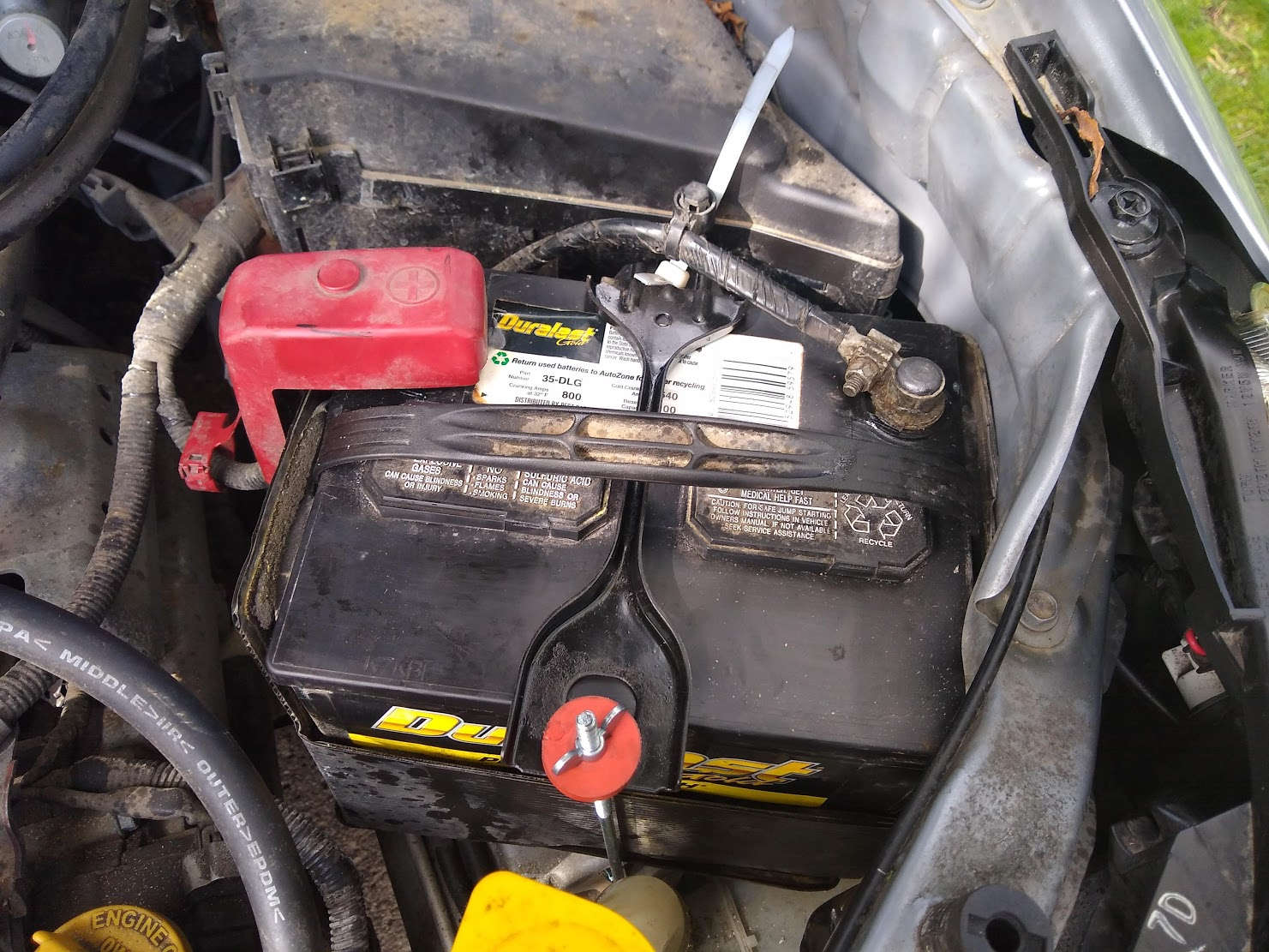 2013 Subaru Forester - Battery cleaned up