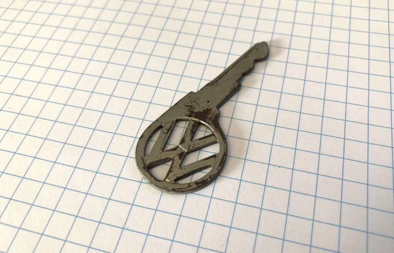 1970 Key for VW Beetle