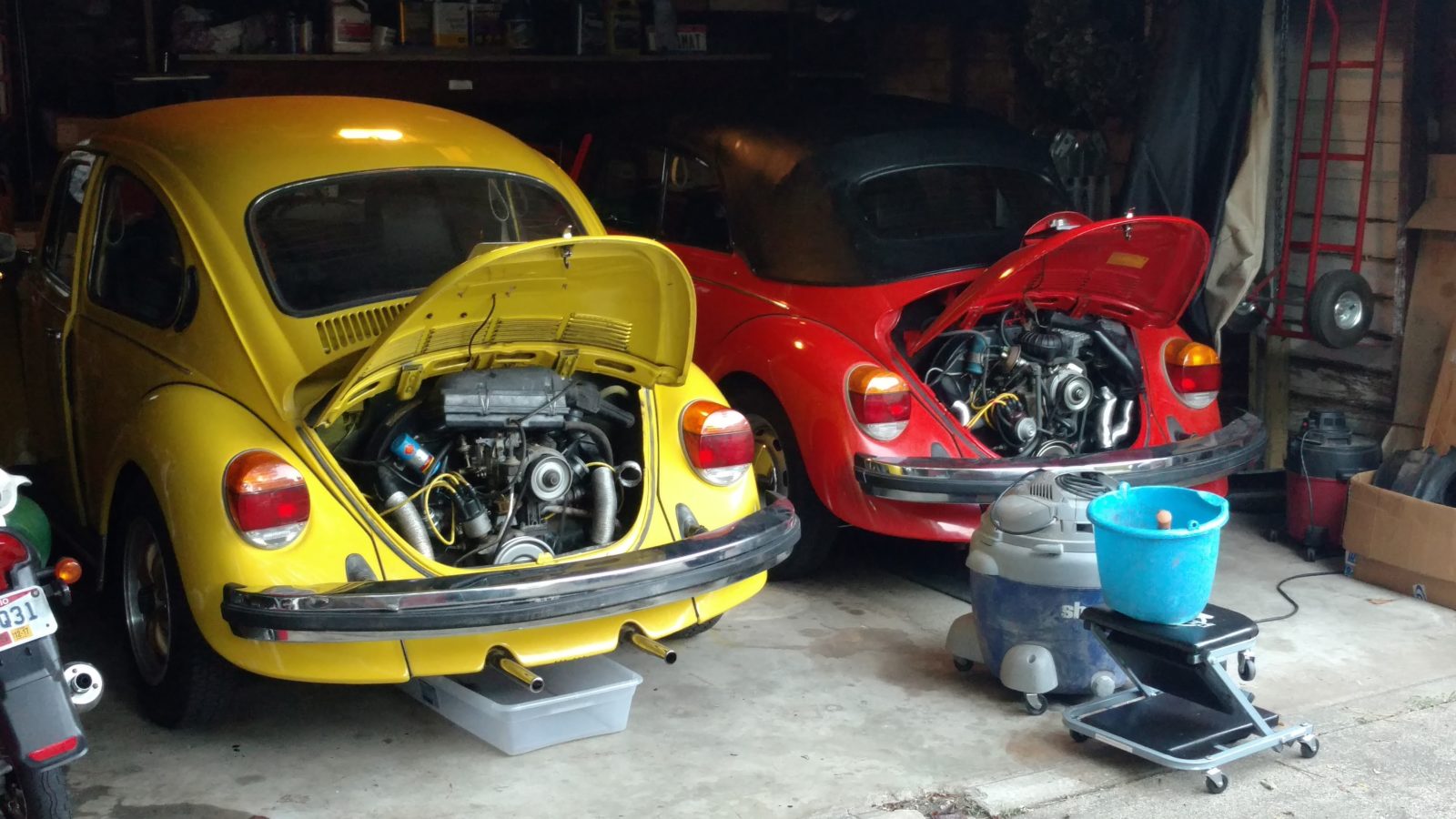 1974 Super Beetle and 1979 Super Beetle (Murbella)