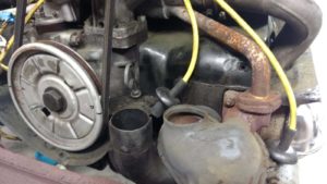 AH Engine - Cylinder 1/2 side heat exchanger and heater manifold pipe
