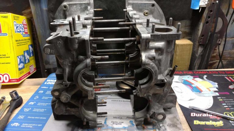 AH Engine - Case cleaned of grease, oil, and other filth