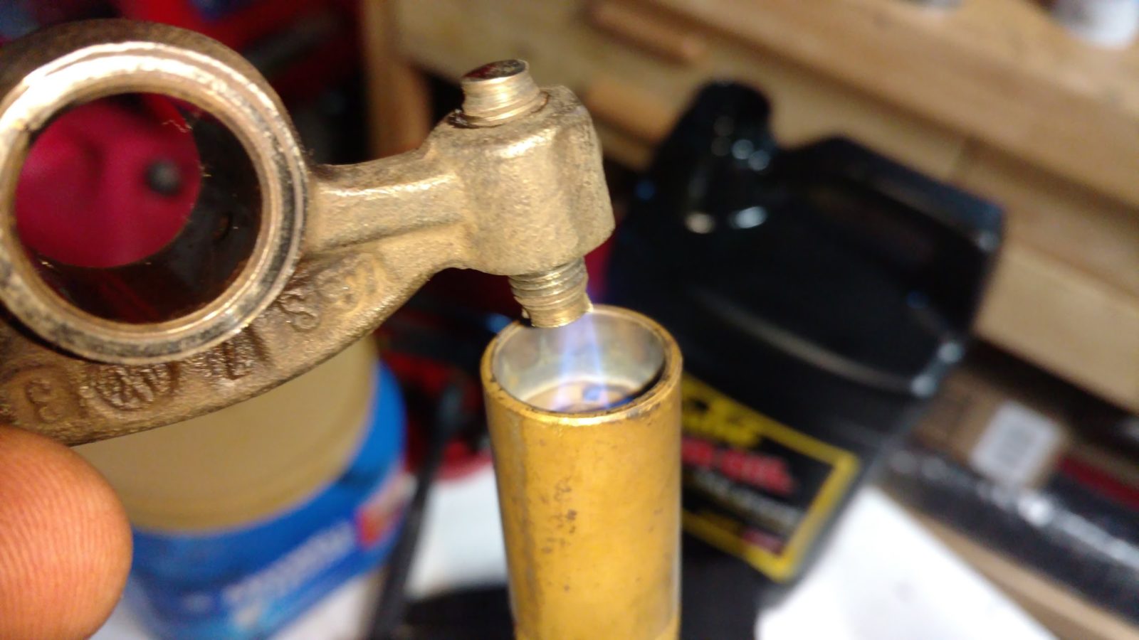Trying to get the rocker arm adjustment screws to move.