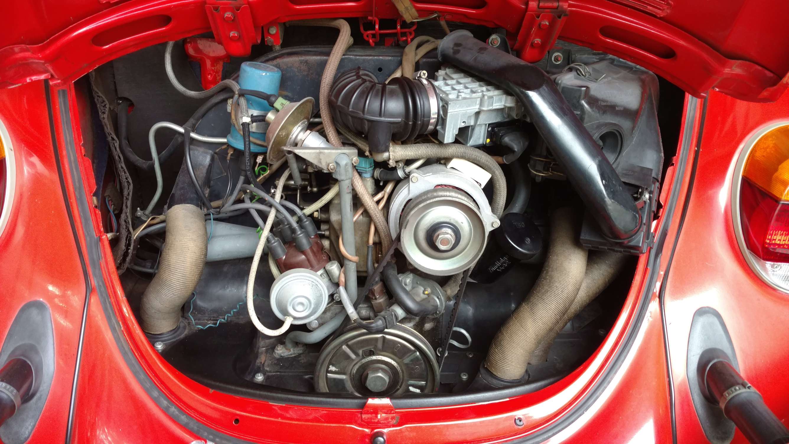 1979 VW Super Beetle FI Engine
