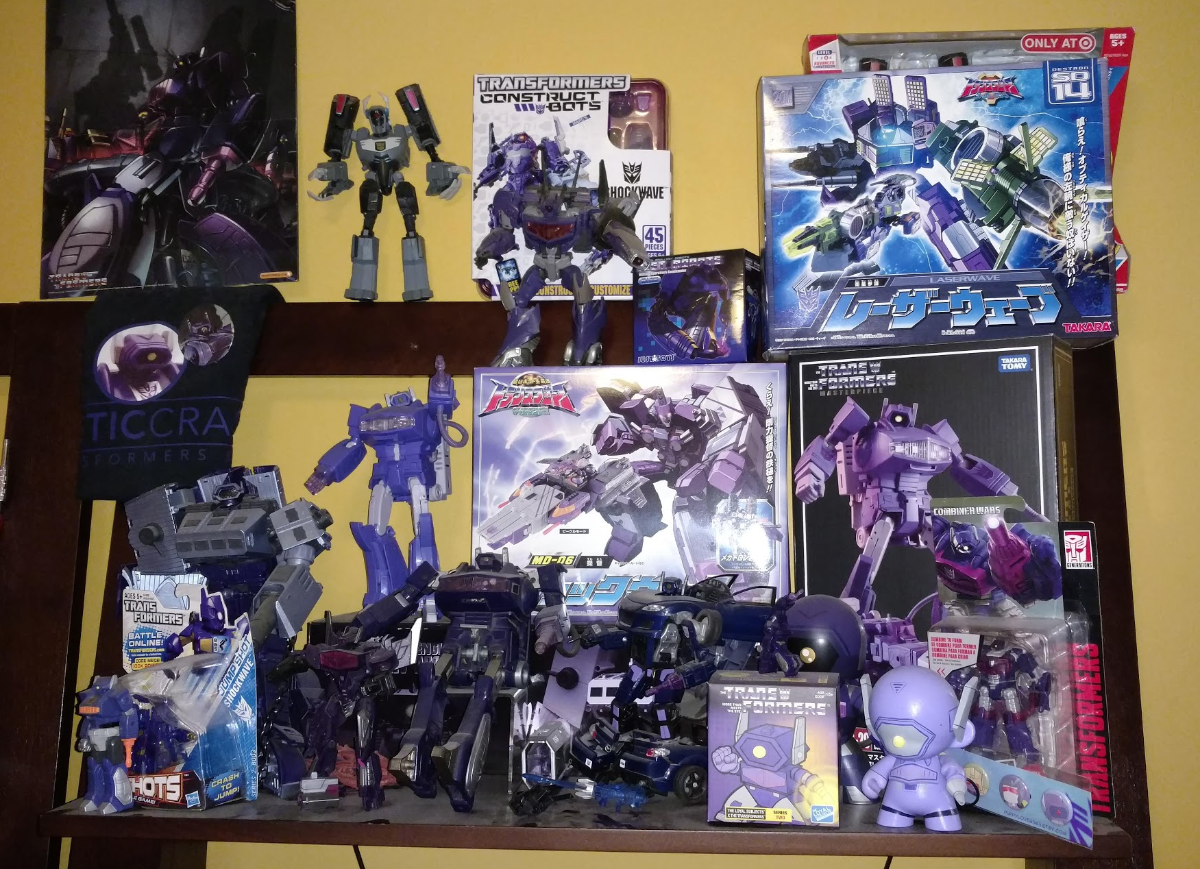 My shelf of Shockwaves from 1984 to the present!