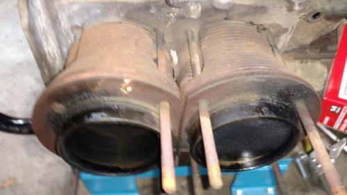AH Engine - Cylinder 3/4 removal