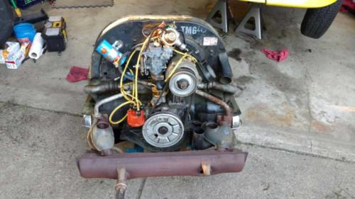 1974 Super Beetle - Engine dropped