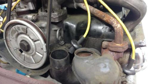AH Engine - Cylinder 1/2 side heat exchanger and heater manifold pipe