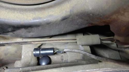 AH Engine - Thermostat flaps linkage connection and diagnostic cable
