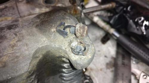 AH Engine - corrosion around the tine mounting points